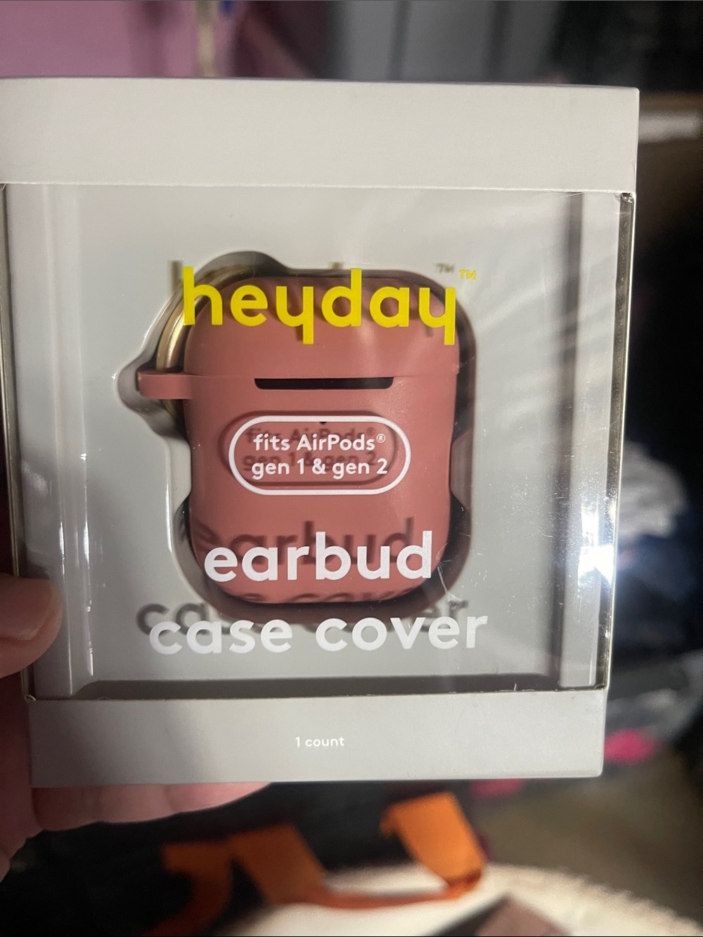 heyday Earbud Case Cover — Dusty Pink